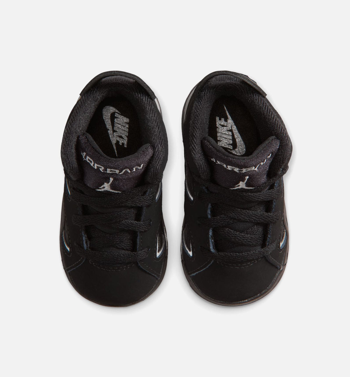 Air Jordan 6 Cap & Gown Infant Sneakers - Black/Reflective Silver/Black
